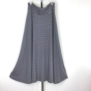 Love Nation Striped Maxi Skirt